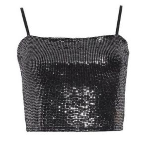 Brand New sequin crop top